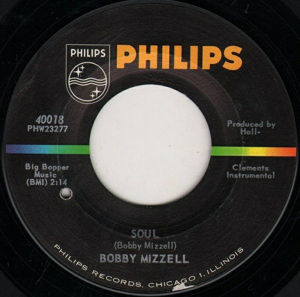 Bobby Mizzell : Soul / High Noon (7")