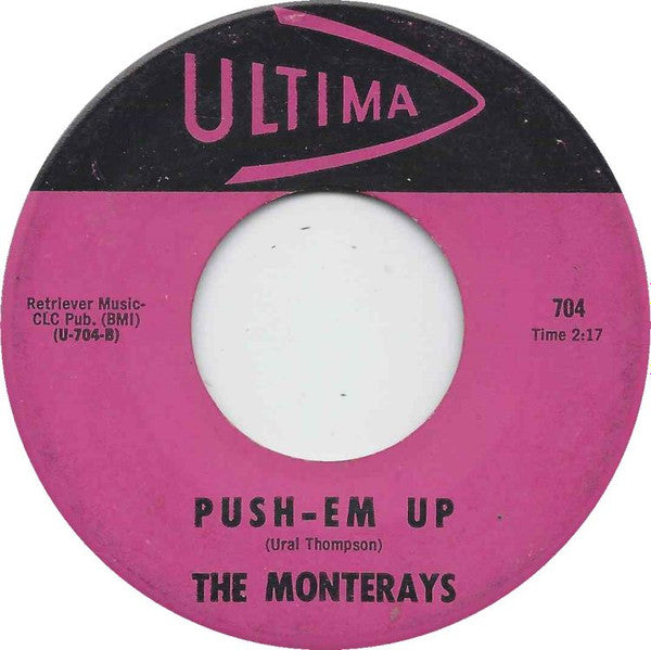 The Monterays : Deep Within My Heart / Push-Em Up (7")