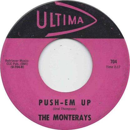 The Monterays : Deep Within My Heart / Push-Em Up (7")