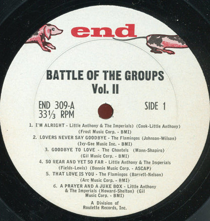Various : Battle Of The Groups Vol. II (LP, Comp, RP)