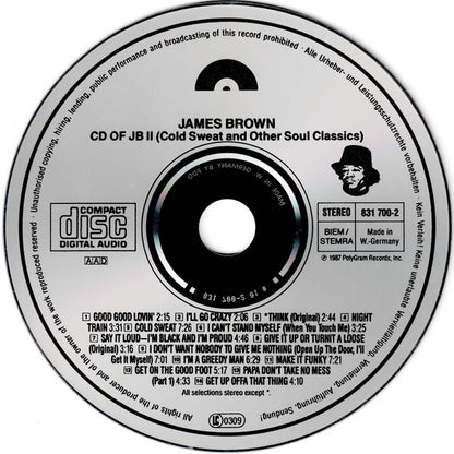 James Brown : CD Of JB II (Cold Sweat And Other Soul Classics) (CD, Comp)