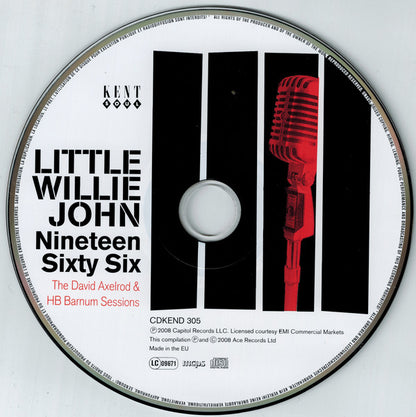 Little Willie John : Nineteen Sixty Six (The David Axelrod & HB Barnum Sessions) (CD, Mono, RM)