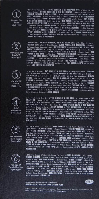 Various : The R&B Box - 30 Years Of Rhythm & Blues (6xCD, RM + Box, Comp)