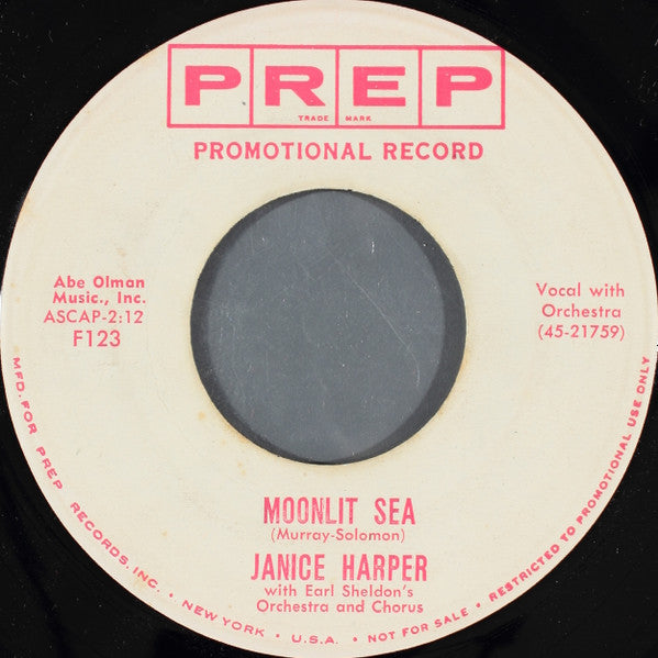 Janice Harper : That's Why I Was Born (7", Promo)