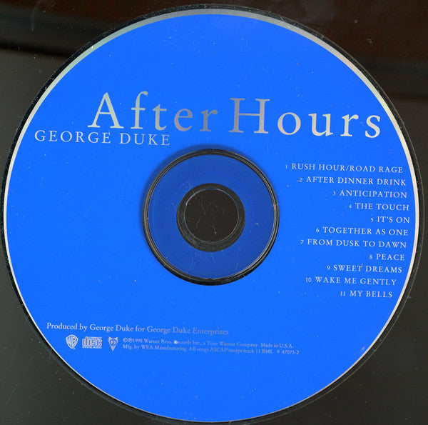 George Duke : After Hours (CD, Album)