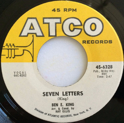 Ben E. King : Seven Letters (7", Single)