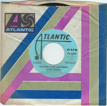Alice Cooper (2) : Welcome To My Nightmare (7", Mono, Promo, PL )