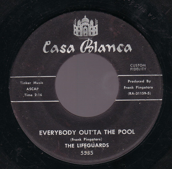 The Lifeguards (2) : Teenage Tango / Everybody Out'ta The Pool (7", Single)
