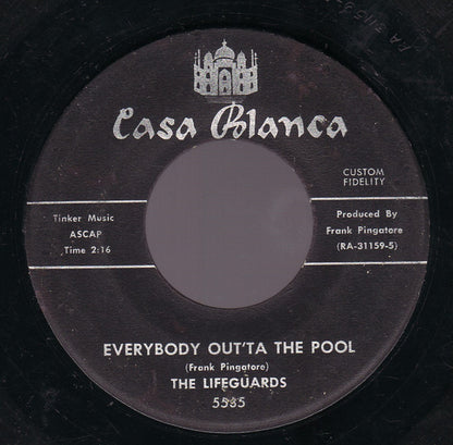 The Lifeguards (2) : Teenage Tango / Everybody Out'ta The Pool (7", Single)