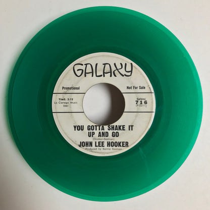 John Lee Hooker : You Gotta Shake It Up And Go (7", Promo, Gre)