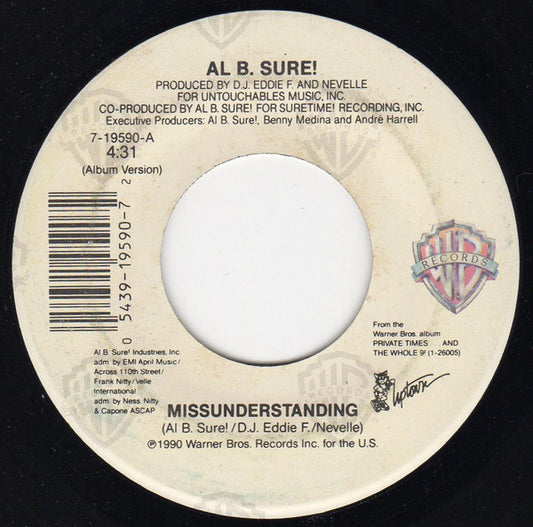 Al B. Sure! : Missunderstanding  (7")