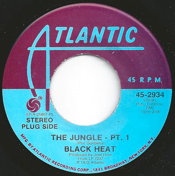 Black Heat : The Jungle (7", Mono, Promo, PL )