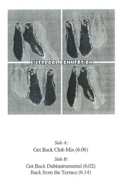 Liverpool Connection : Get Back / Back From The Terrace (12", W/Lbl, Sti)