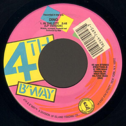 Dino (2) : Never 2 Much Of U (7", Single)