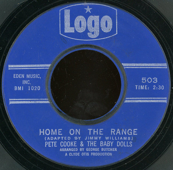 Pete Cooke & The Baby Dolls : (This Is Your Last Kiss) Take It And Git (7", Styrene, Blu)