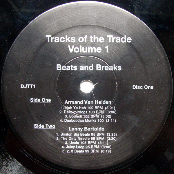 Various : Tracks Of The Trade - Beats & Breaks / Volume 1 (2x12")