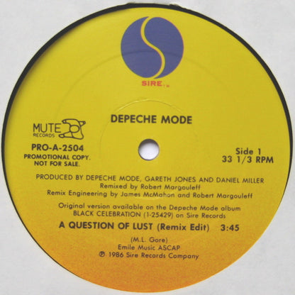 Depeche Mode : A Question Of Lust (12", Single, Promo)