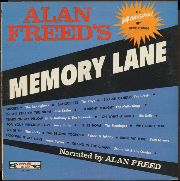 Various : Alan Freed's Memory Lane (LP, Comp, Mono)