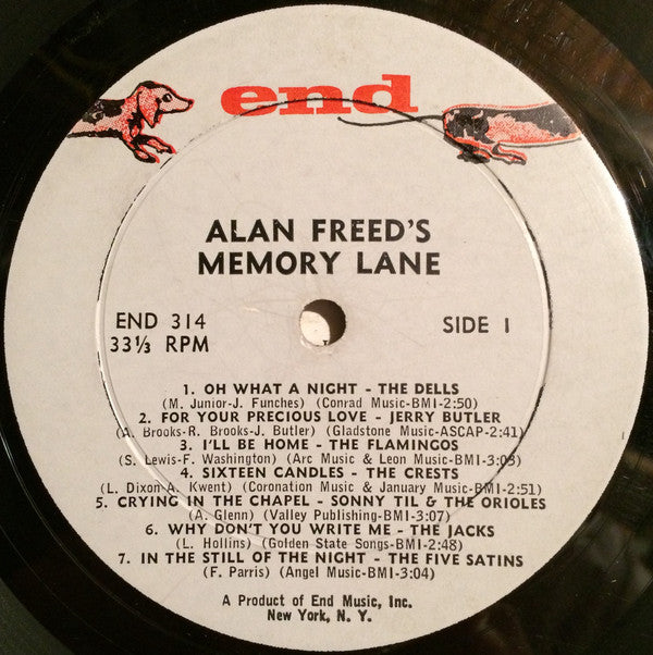 Various : Alan Freed's Memory Lane (LP, Comp, Mono)