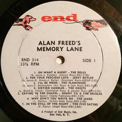 Various : Alan Freed's Memory Lane (LP, Comp, Mono)
