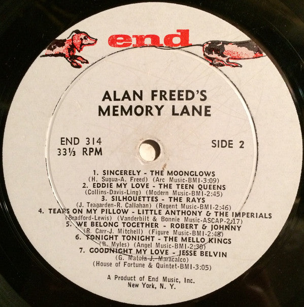 Various : Alan Freed's Memory Lane (LP, Comp, Mono)