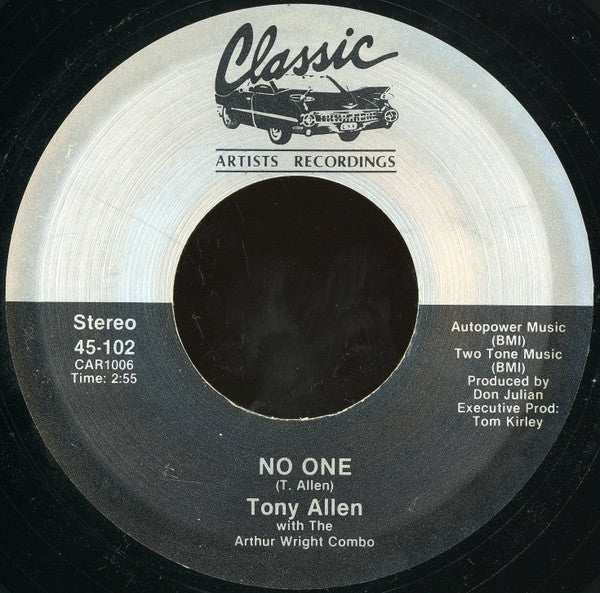 Tony Allen (5) With The Arthur Wright Combo : The Back Door (7", RE)