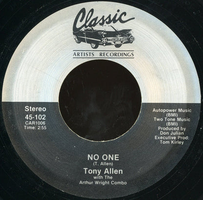 Tony Allen (5) With The Arthur Wright Combo : The Back Door (7", RE)
