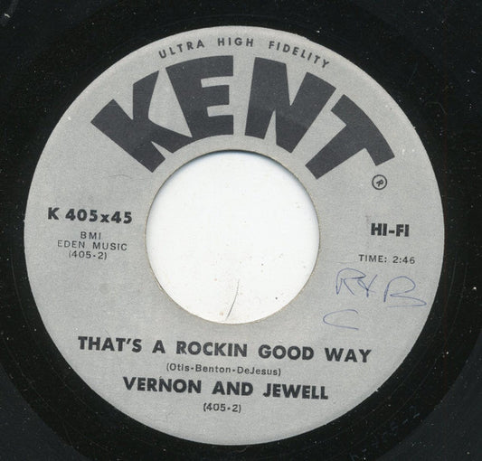 Vernon And Jewell : Those Lonely, Lonely Nights (7", Single)