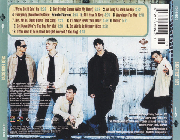 Backstreet Boys : Backstreet Boys (CD, Album, Enh, RE)