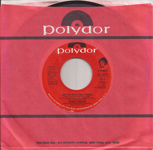 James Brown : Get Up Offa That Thing (7", Styrene, Pit)
