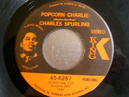 Charles Spurling : Popcorn Charlie (7", Promo)