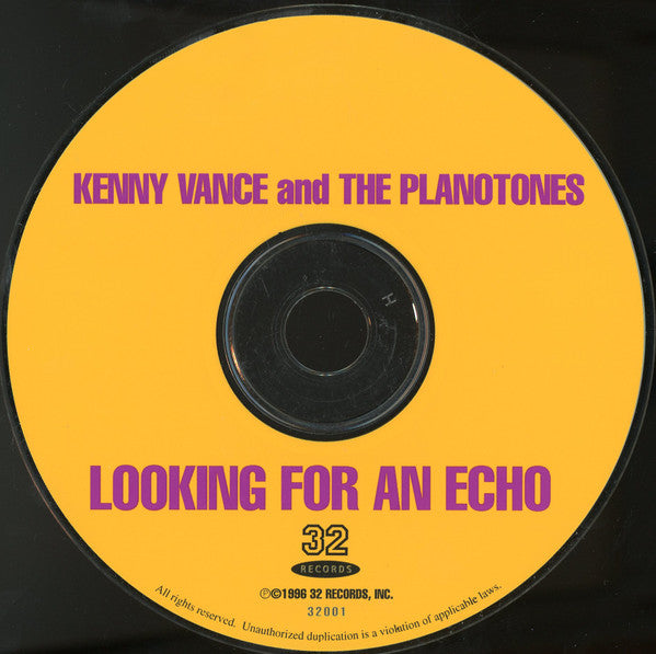 Kenny Vance And The Planotones : Looking For An Echo (CD, Album)