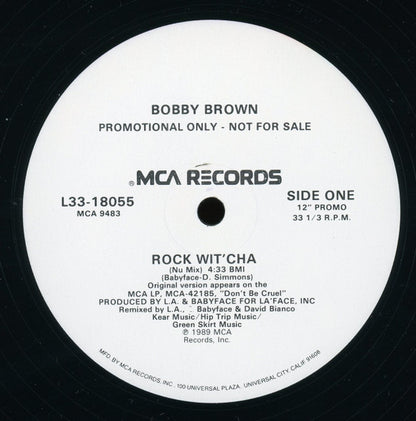 Bobby Brown : Rock Wit' Cha (12", Promo)
