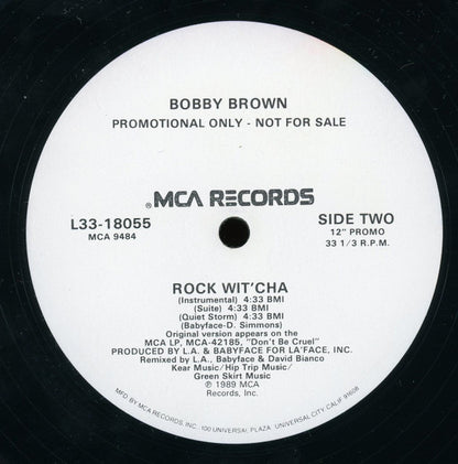 Bobby Brown : Rock Wit' Cha (12", Promo)