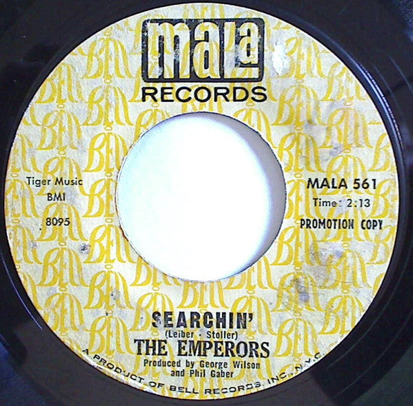 The Emperors (4) : Lookin' For My Baby (7", Promo, Styrene)