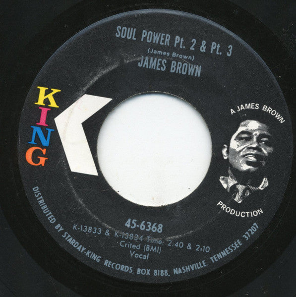 James Brown : Soul Power (7", Single)