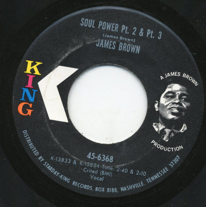 James Brown : Soul Power (7", Single)