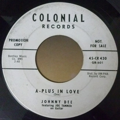 Johnny Dee (3) : Sittin' In The Balcony (7", Promo)