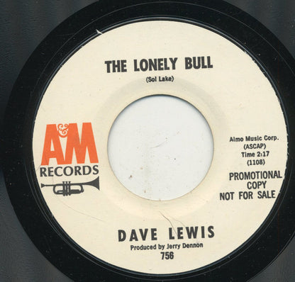 Dave Lewis (4) : Honky-Tonk—Part 1 / The Lonely Bull (7", Promo, Styrene)