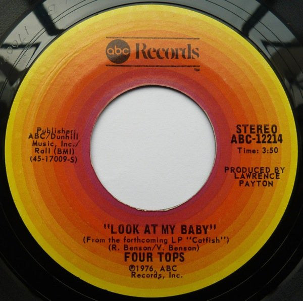Four Tops : Catfish / Look At My Baby (7", Single, Styrene, Pit)