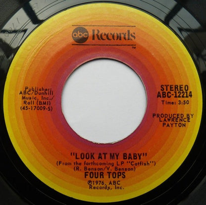 Four Tops : Catfish / Look At My Baby (7", Single, Styrene, Pit)