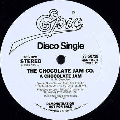 The Chocolate Jam Co. : This Time (12", Single, Promo)