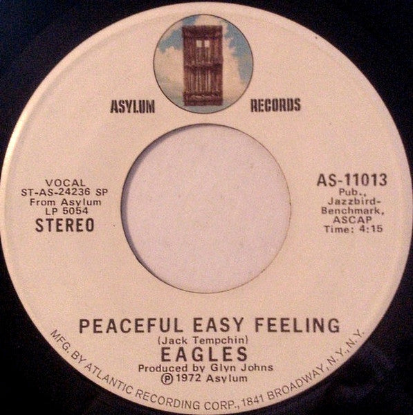 Eagles : Peaceful Easy Feeling (7", Single, SP )