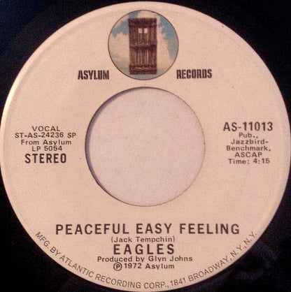 Eagles : Peaceful Easy Feeling (7", Single, SP )