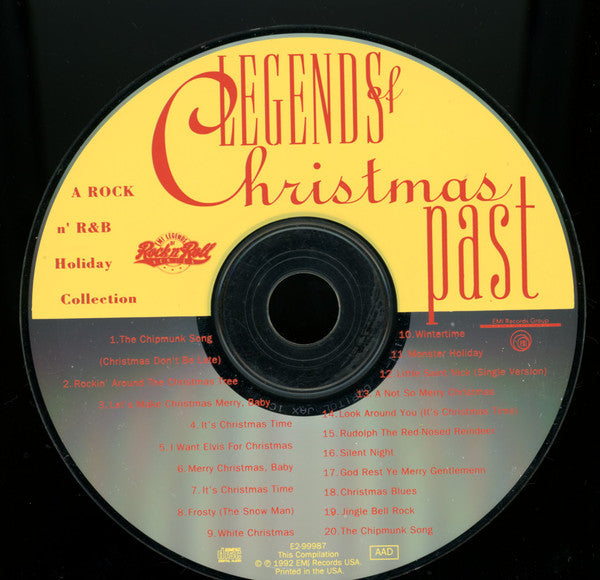 Various : Legends Of Christmas Past, A ROCK n' R&B Holiday Collection (CD, Comp)