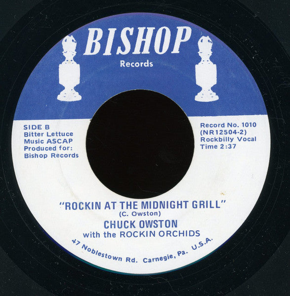 Chuck Owston With The Rockin Orchids : Rattlesnake Woman (7")
