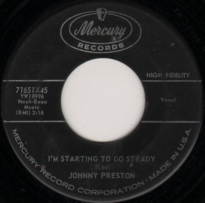 Johnny Preston : Feel So Fine (7", Single)