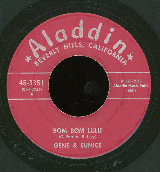 Gene And Eunice : Bom Bom Lulu (7", Single)
