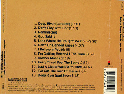 Five Blind Boys Of Alabama Featuring Clarence Fountain : Deep River (CD, Album, SRC)