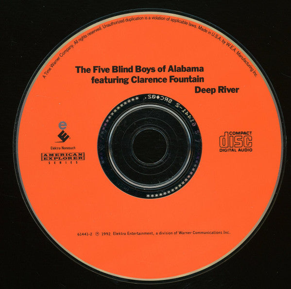 Five Blind Boys Of Alabama Featuring Clarence Fountain : Deep River (CD, Album, SRC)